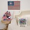 4th of July Pillow Covers 18x18 Inch Stars Floral Vase Butterfly Decor Patriotic America USA Holiday Pillow Case Independence Memorial Day Decorations for Home Sofa